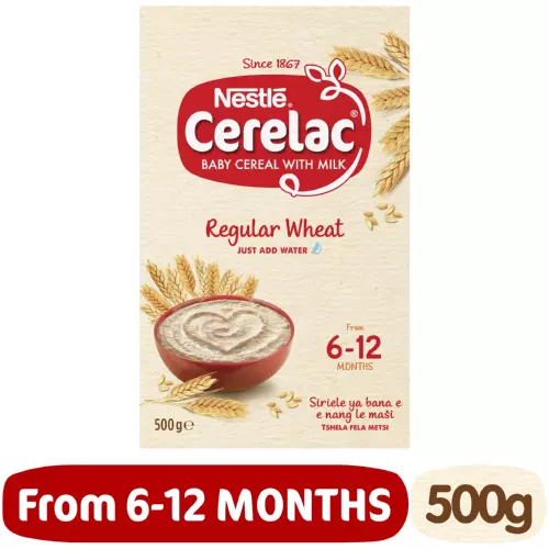 Nestlé Cerelac Baby Cereal With Milk Regular From 6 Months Nestlé Cerelac Baby Cereal With Milk Regular From 6 Months