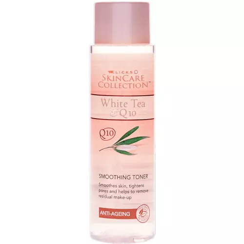 Clicks Skincare Collection White Tea & Q10 Anti-Ageing Smoothing Toner 200ml Clicks Skincare Collection White Tea & Q10 Anti-Ageing Smoothing Toner 200ml