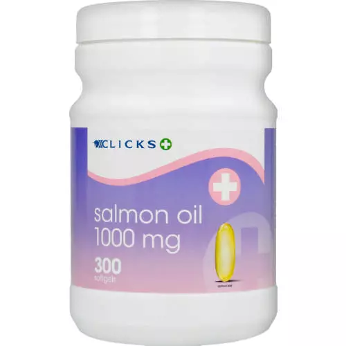 Clicks Salmon Oil 1000mg 300 Softgels Clicks Salmon Oil 1000mg 300 Softgels
