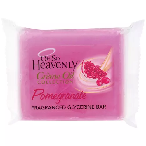 Oh So Heavenly Creme Oil Glycerine Soap Bar Pomegranate 150g