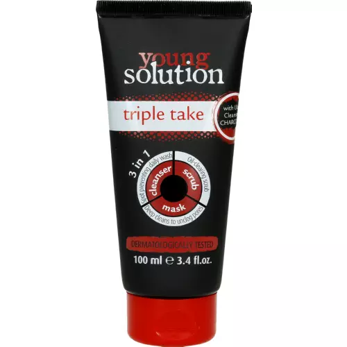 Young Solution Triple Take 3-In-1 Cleanser, Scrub, Mask 100ml Young Solution Triple Take 3-In-1 Cleanser, Scrub, Mask 100ml