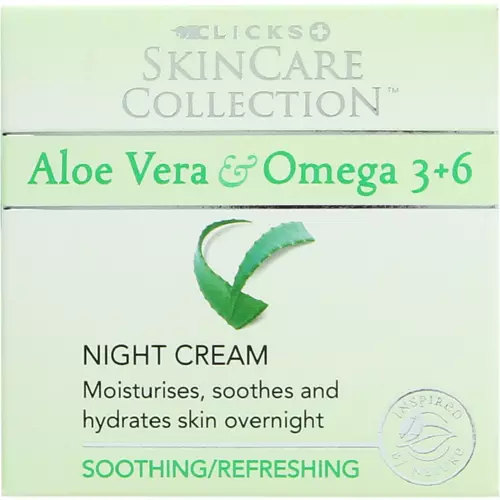 Aloe Vera & Omega 3+6 Night Cream 50ml