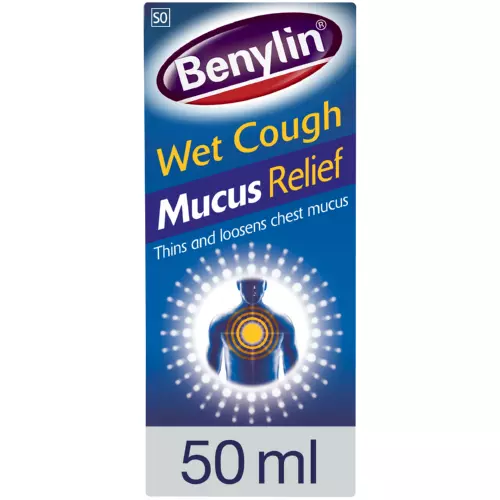 Benylin Wet Cough Syrup Mucus Relief 50ml Benylin Wet Cough Syrup Mucus Relief 50ml