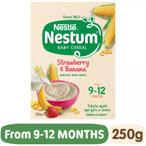 Nestlé Nestum Baby Cereal Banana & Strawberry 250g Nestlé Nestum Baby Cereal Banana & Strawberry 250g