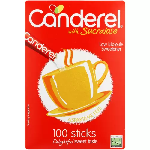Canderel Sucralose Low Kilojoule Sweetener 100 Sticks Canderel Sucralose Low Kilojoule Sweetener 100 Sticks