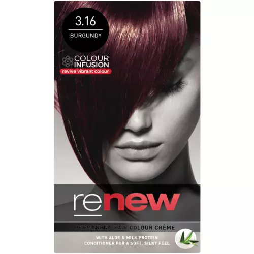 Renew Colour Lock Permanent Colour Creme Burgundy 3.16 Renew Colour Lock Permanent Colour Creme Burgundy 3.16