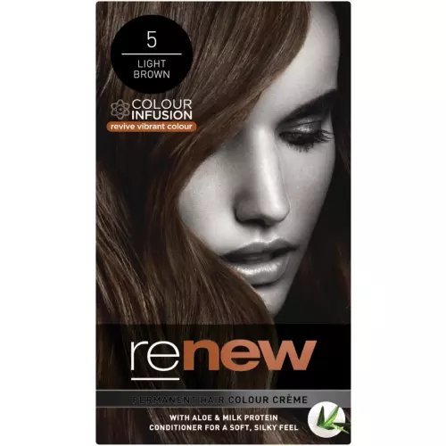 Renew Colour Infusion Permanent Hair Colour Creme Light Brown 5 Renew Colour Infusion Permanent Hair Colour Creme Light Brown 5