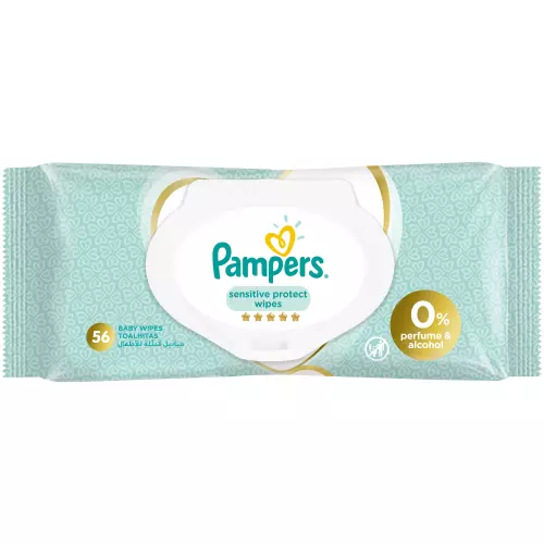 Pampers Sensitive Protect 56 Wipes Pampers Sensitive Protect 56 Wipes