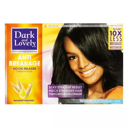 Dark and Lovely Anti Breakage No-Lye Relaxer Regular 1 Application Dark and Lovely Anti Breakage No-Lye Relaxer Regular 1 Application