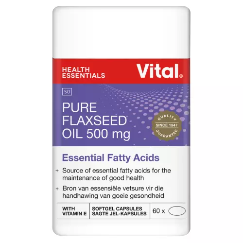 Vital Flaxseed Oil 60 Capsules Vital Flaxseed Oil 60 Capsules