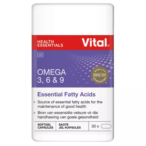 Vital Omega 3, 6 & 9 Multi Omega 30 Capsules