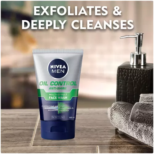 Nivea Men Oil Control Face Wash 100ml Nivea Men Oil Control Face Wash 100ml