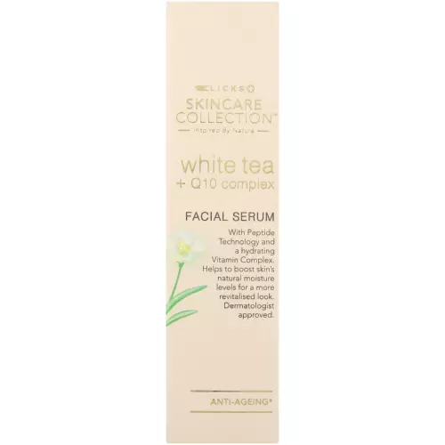 Clicks Skincare Collection White Tea & Q10 Anti-Ageing Facial Serum 50ml