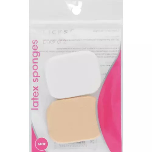 Clicks Face Latex Sponges 2 Pack Clicks Face Latex Sponges 2 Pack