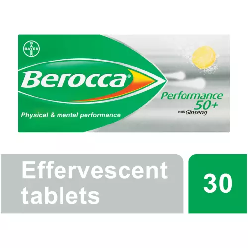 Berocca Performance 50+ 30 Effervescent Tablets Berocca Performance 50+ 30 Effervescent Tablets