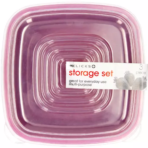 Square Storage Set 3 Pieces Square Storage Set 3 Pieces