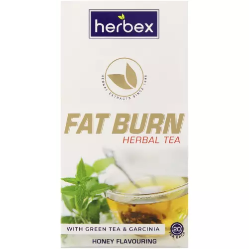 Herbex Fat Burn Tea Honey 20 Tea Bags Herbex Fat Burn Tea Honey 20 Tea Bags