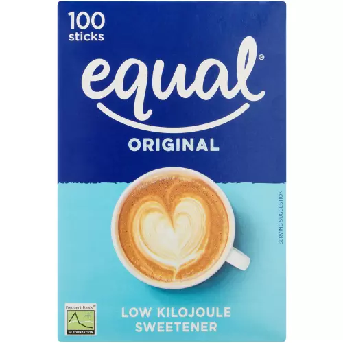 Equal Low Kilojoule Sweetener 100 Sticks Equal Low Kilojoule Sweetener 100 Sticks