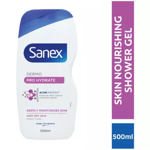 Sanex Dermo Pro Hydrate Shower Cream 500ml Sanex Dermo Pro Hydrate Shower Cream 500ml