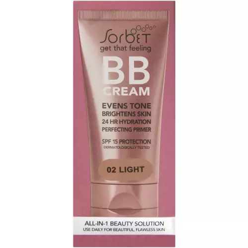 Sorbet SPF15 BB Cream Even Tone Light 50ml
