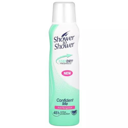 Shower To Shower Ladies Aerosol Confident Me 150ml Shower To Shower Ladies Aerosol Confident Me 150ml