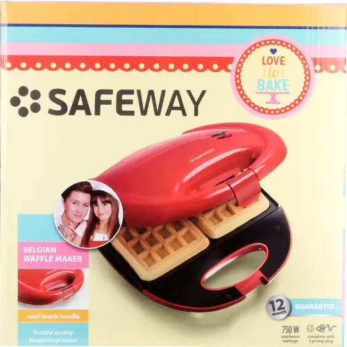 Safeway Waffle Maker Red