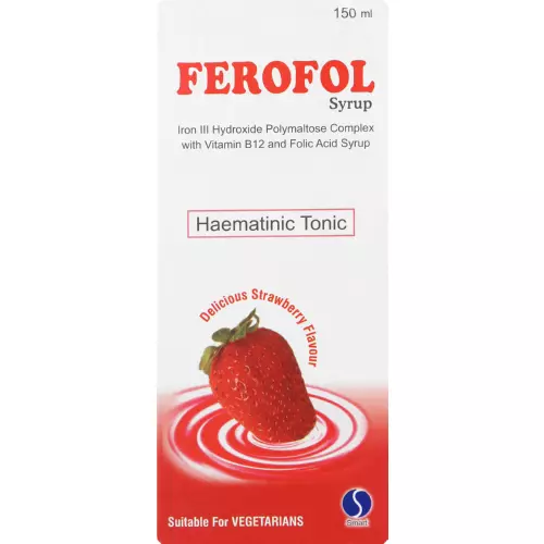 Ferofol Syrup Haematinic Tonic Strawberry 150ml Ferofol Syrup Haematinic Tonic Strawberry 150ml