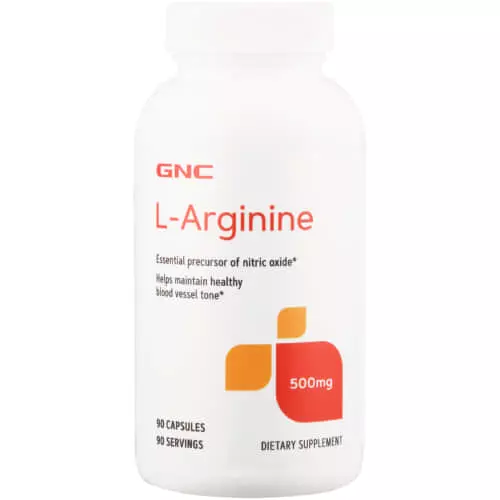 GNC L-Arginine 500mg 90 Capsules GNC L-Arginine 500mg 90 Capsules