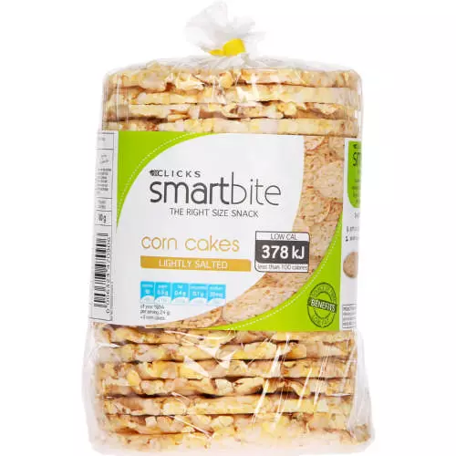 Smartbite Corn Cakes Lightly Salted 180g Smartbite Corn Cakes Lightly Salted 180g