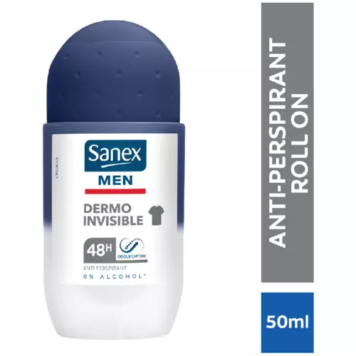 Sanex Dermo Invisible Dry Mens Roll-On 50ml Sanex Dermo Invisible Dry Mens Roll-On 50ml