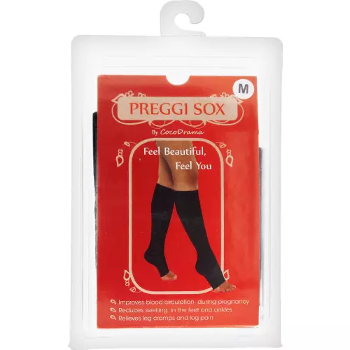 Medac Preggi Sox Black Medium