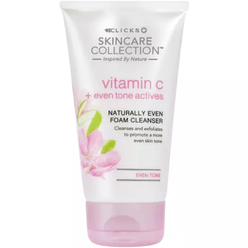 Clicks Skincare Collection Vitamin C & Even Tone Actives Naturally Even Cleanser 150ml Clicks Skincare Collection Vitamin C & Even Tone Actives Naturally Even Cleanser 150ml
