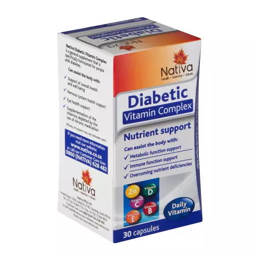 Complex Diabetic Vitamin 30 Caps Complex Diabetic Vitamin 30 Caps
