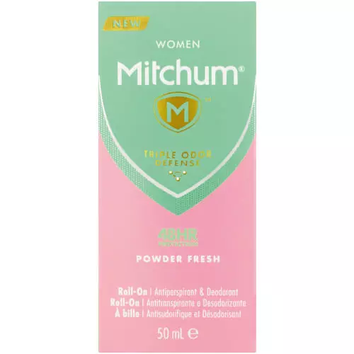 Mitchum Advanced Women Anti-Perspirant & Deodorant Roll-On Powder Fresh 50ml Mitchum Advanced Women Anti-Perspirant & Deodorant Roll-On Powder Fresh 50ml