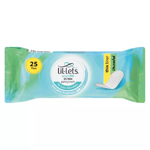 Lil-Lets Essentials Unscented Pantyliners 25 Liners Lil-Lets Essentials Unscented Pantyliners 25 Liners
