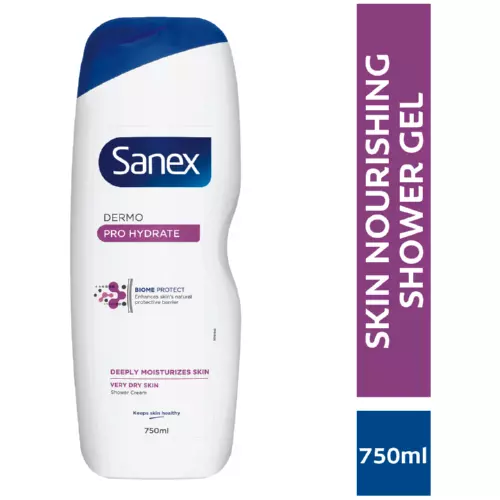 Sanex Dermo Pro Hydrate Shower Gel 750ml Sanex Dermo Pro Hydrate Shower Gel 750ml