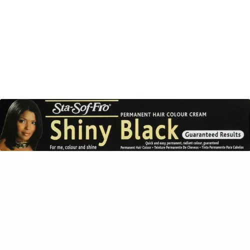 Sta-Sof-Fro Permanent Hair Colour Cream Shiny Black 25ml Sta-Sof-Fro Permanent Hair Colour Cream Shiny Black 25ml