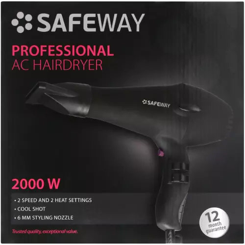 Safeway ProStyle Hairdryer 2000W Safeway ProStyle Hairdryer 2000W