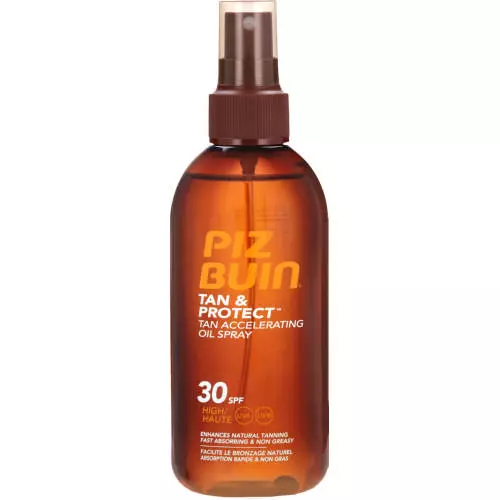 Piz Buin Tan & Protect SPF30 Tan Accelerating Oil Spray 150ml Piz Buin Tan & Protect SPF30 Tan Accelerating Oil Spray 150ml