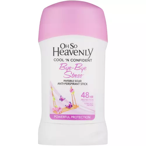 Oh So Heavenly Cool n Confident Anti-Perspirant Stick Bye-Bye Stress 30g Oh So Heavenly Cool n Confident Anti-Perspirant Stick Bye-Bye Stress 30g