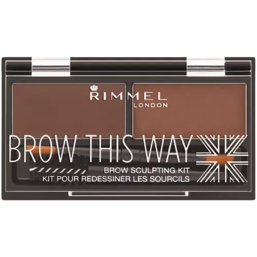 Rimmel Brow This Way Brow Sculpting Kit Dark Brown 1.3g