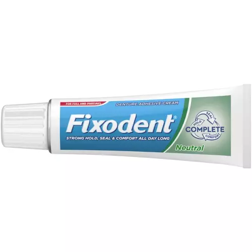 Fixodent Denture Adhesive Cream Neutral Taste 40ml Fixodent Denture Adhesive Cream Neutral Taste 40ml