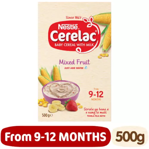 Nestlé Cerelac Baby Cereal With Milk Mixed Fruit From 9 Months 500g Nestlé Cerelac Baby Cereal With Milk Mixed Fruit From 9 Months 500g