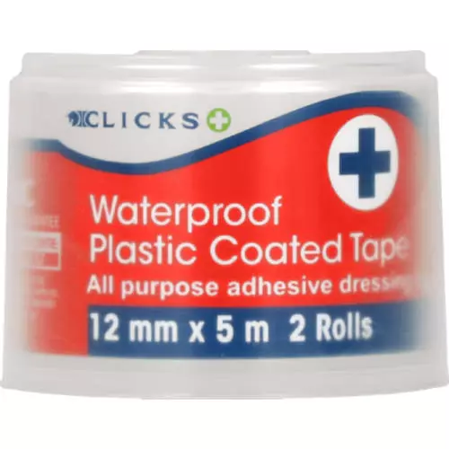 Clicks Waterproof Plastic Coated Tape 2 Rolls Clicks Waterproof Plastic Coated Tape 2 Rolls