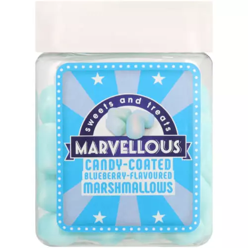Marvellous Candy Coated Mallow Blueberry 80g