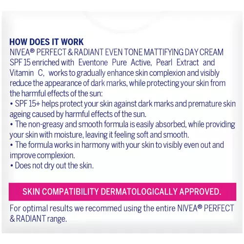 Perfect & Radiant SPF15 Facial Day Cream 50ml Perfect & Radiant SPF15 Facial Day Cream 50ml