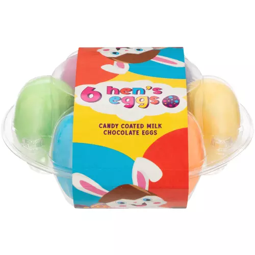 Coloured Candy Coated Hens Eggs 6 Pack Coloured Candy Coated Hens Eggs 6 Pack