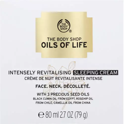 The Body Shop Oils Of Life Intensely Revitalising Sleeping Cream 80ml