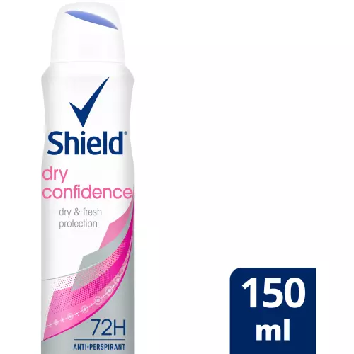 Shield Women Antiperspirant Aerosol Deodorant Fresh Confidence 150ml