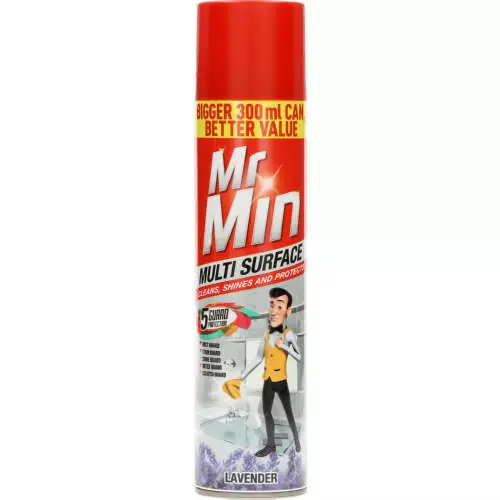 Mr. Min Multi Surface Cleaner Lavender 300ml Mr. Min Multi Surface Cleaner Lavender 300ml